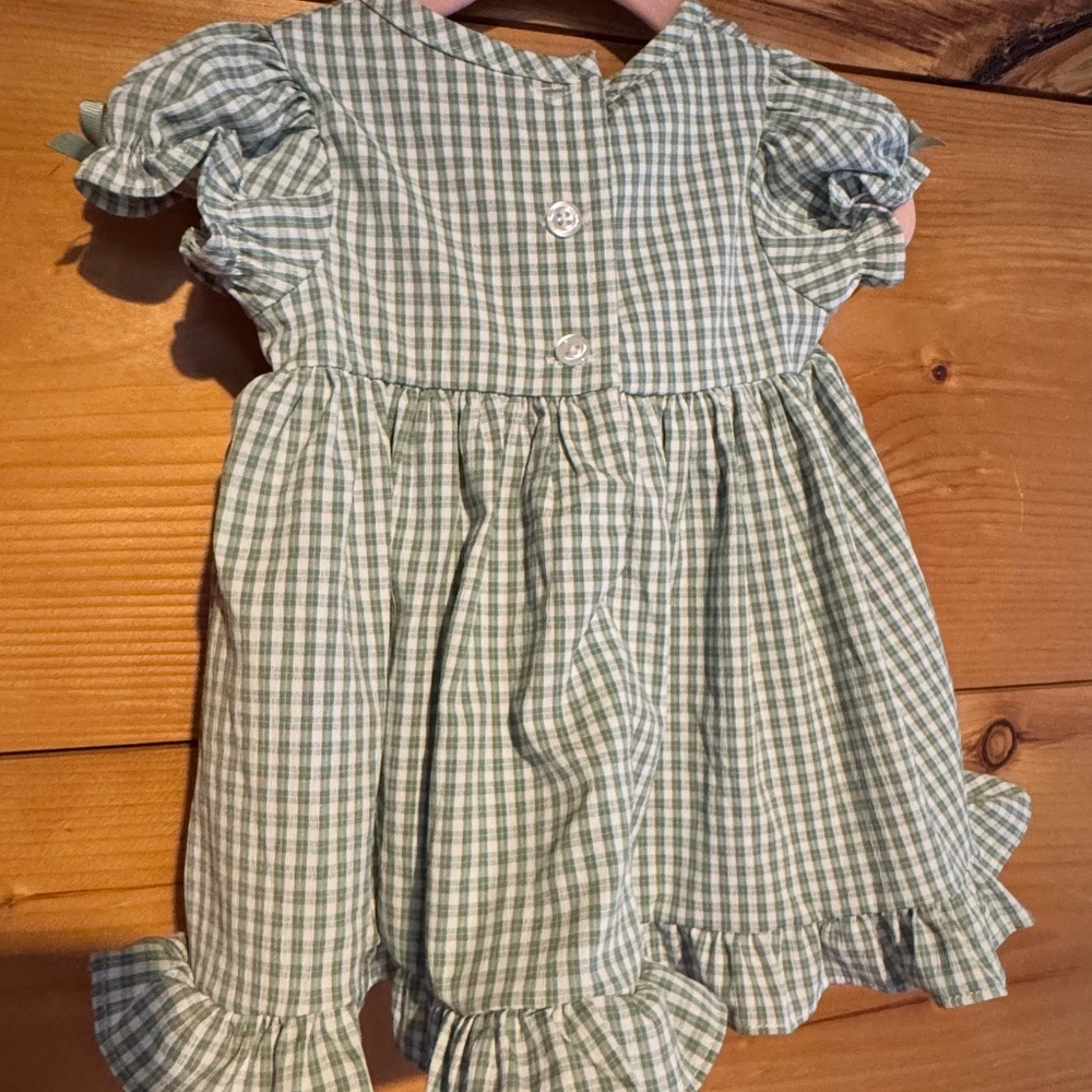 Gingham cowgirl dress 12 months - Picture 2 of 3